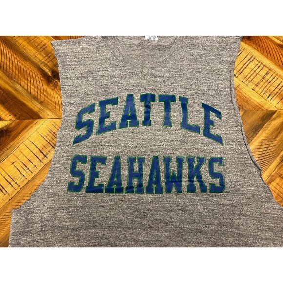 Seattle Seahawks vintage cutoff tshirt - Picture 5 of 7